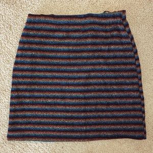 Wild Honey Rainbow Striped Skirt